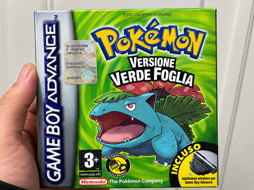 Pokemon verde foglia gba - pokemon,