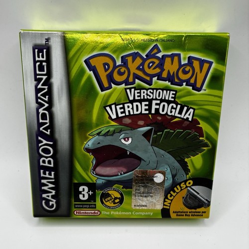 Pokémon verde foglia gba game - pokémon,
