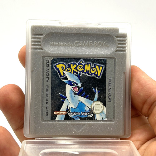 Cartuccia pokemon argento game - cartuccia,
