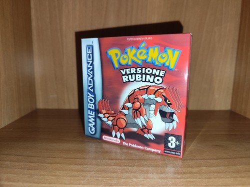 Box pokemon rubino game - box,