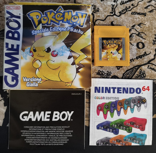 Nintendo pokemon giallo - pokemon,